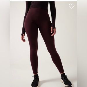 NWOT-Athleta Altitude Stash Polartec Tight, Small Petite